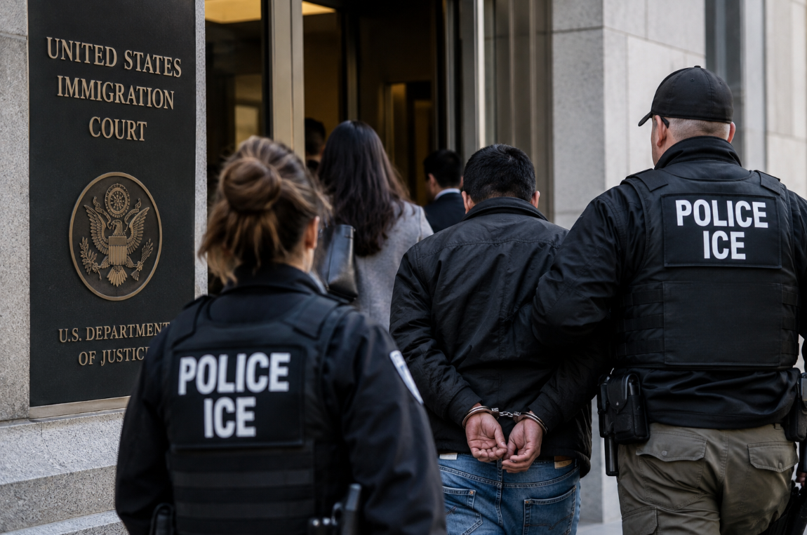 Federal Judge Blocks Trump's Immigration Courthouse Arrest Policy Nationwide — article image
