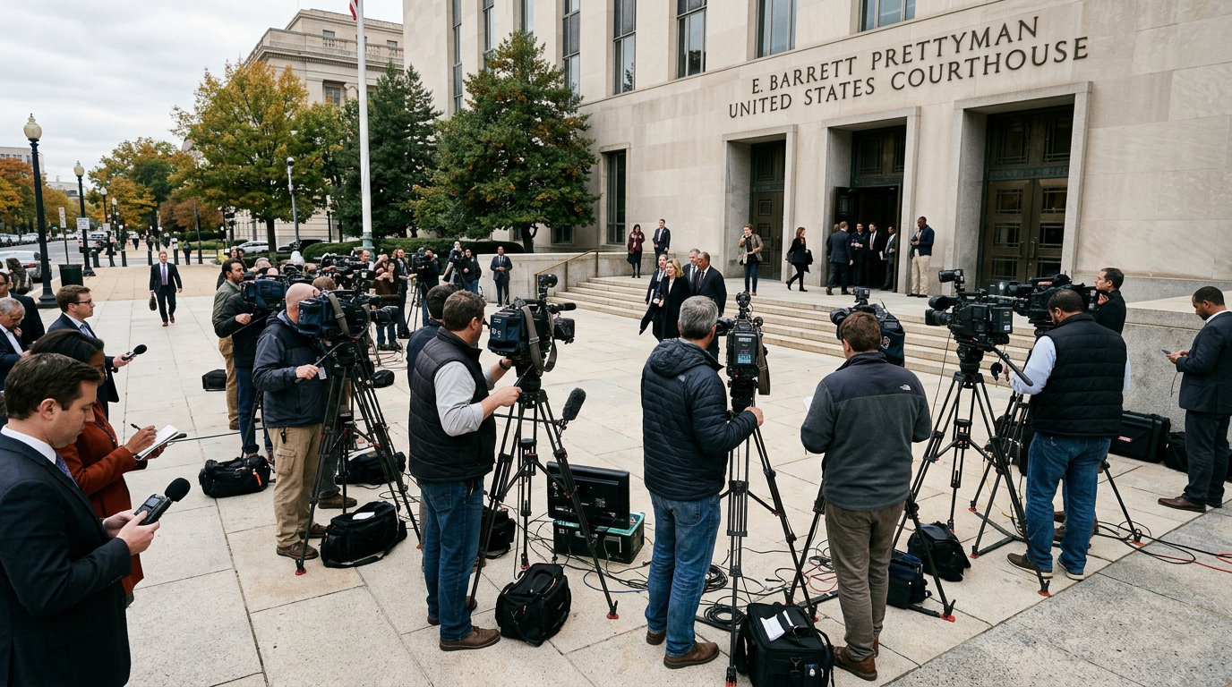 Trump Lashes Out as His White House Press Ban Triggers Lawsuit and TV Revolt — article image