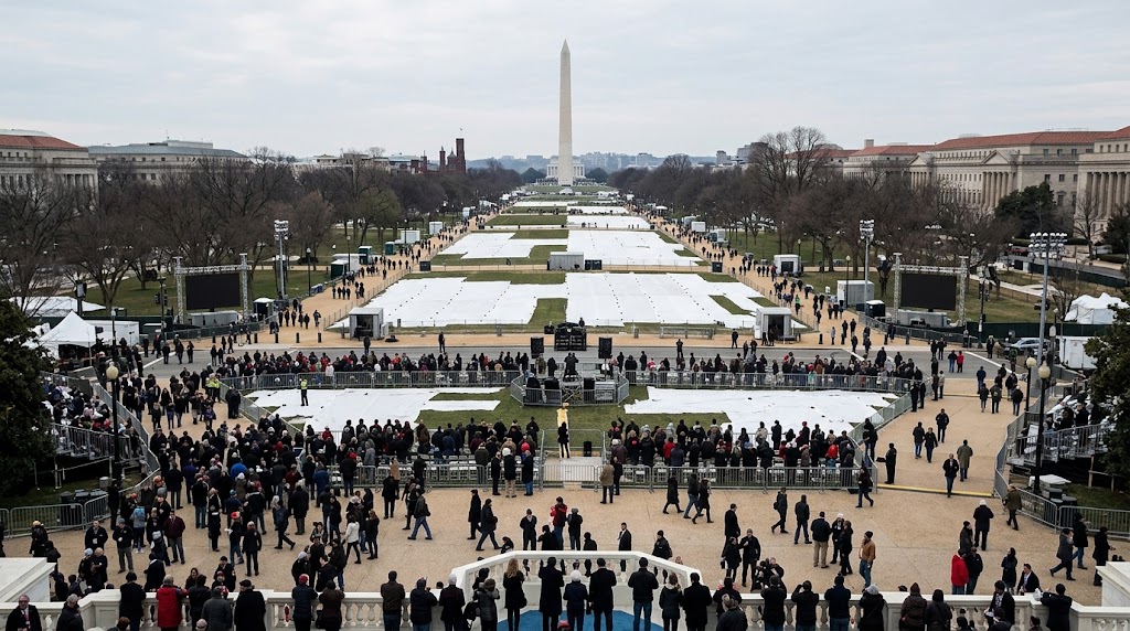 Trump's Presidency Begins With a Fight Over the Size of His Inauguration Crowd — article image