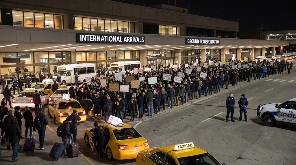 Airport Protests Erupt Across America After Trump's Travel Ban — article image