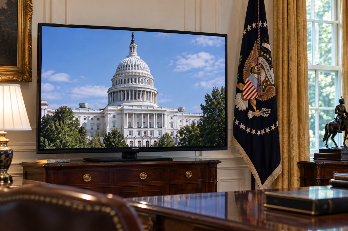 rump Bans News Outlets — Then the White House Launches ‘Trump TV’ — article image