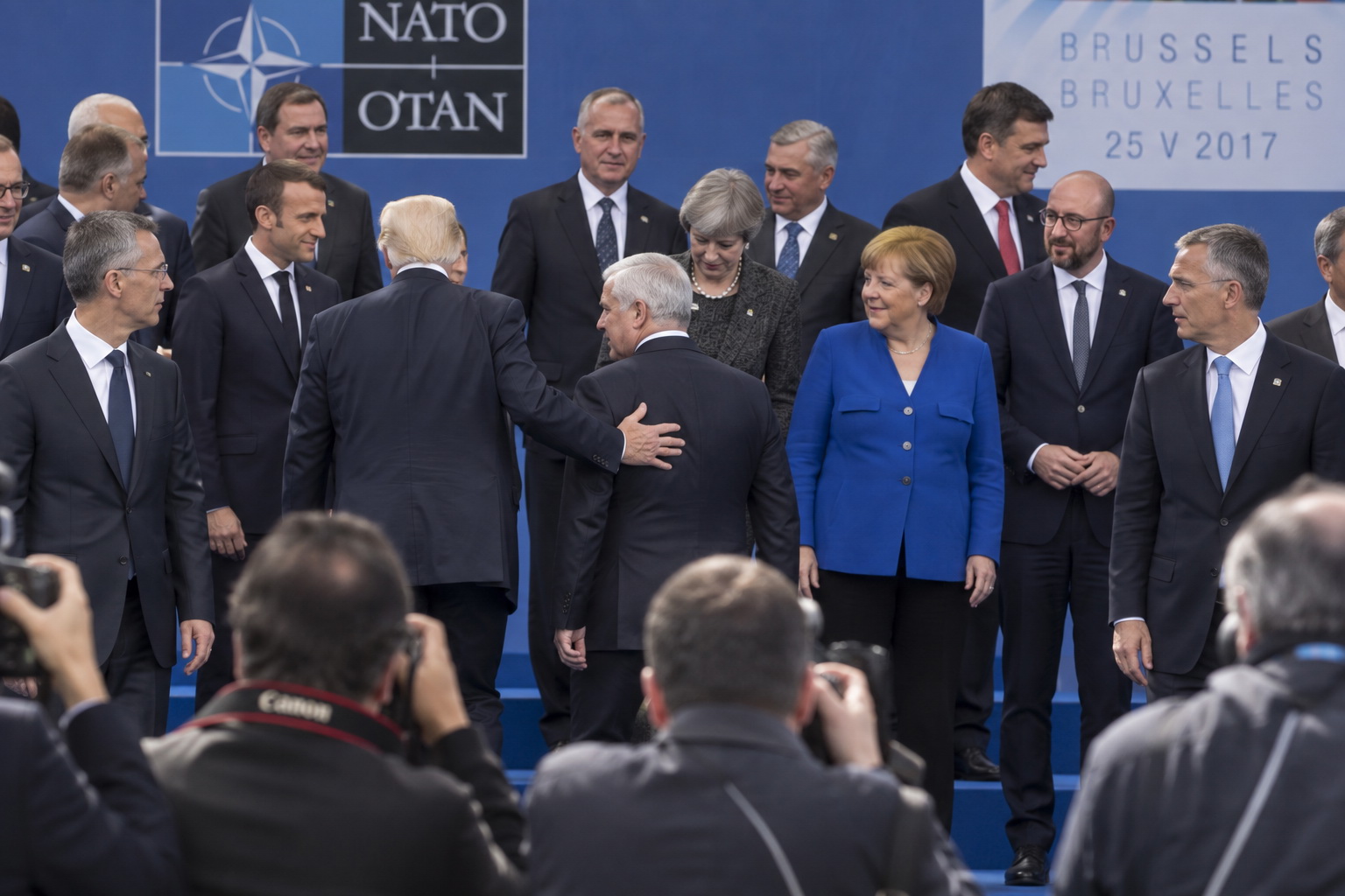 Trump's Awkward Moment With Montenegro's Prime Minister Draws Attention at NATO — article image
