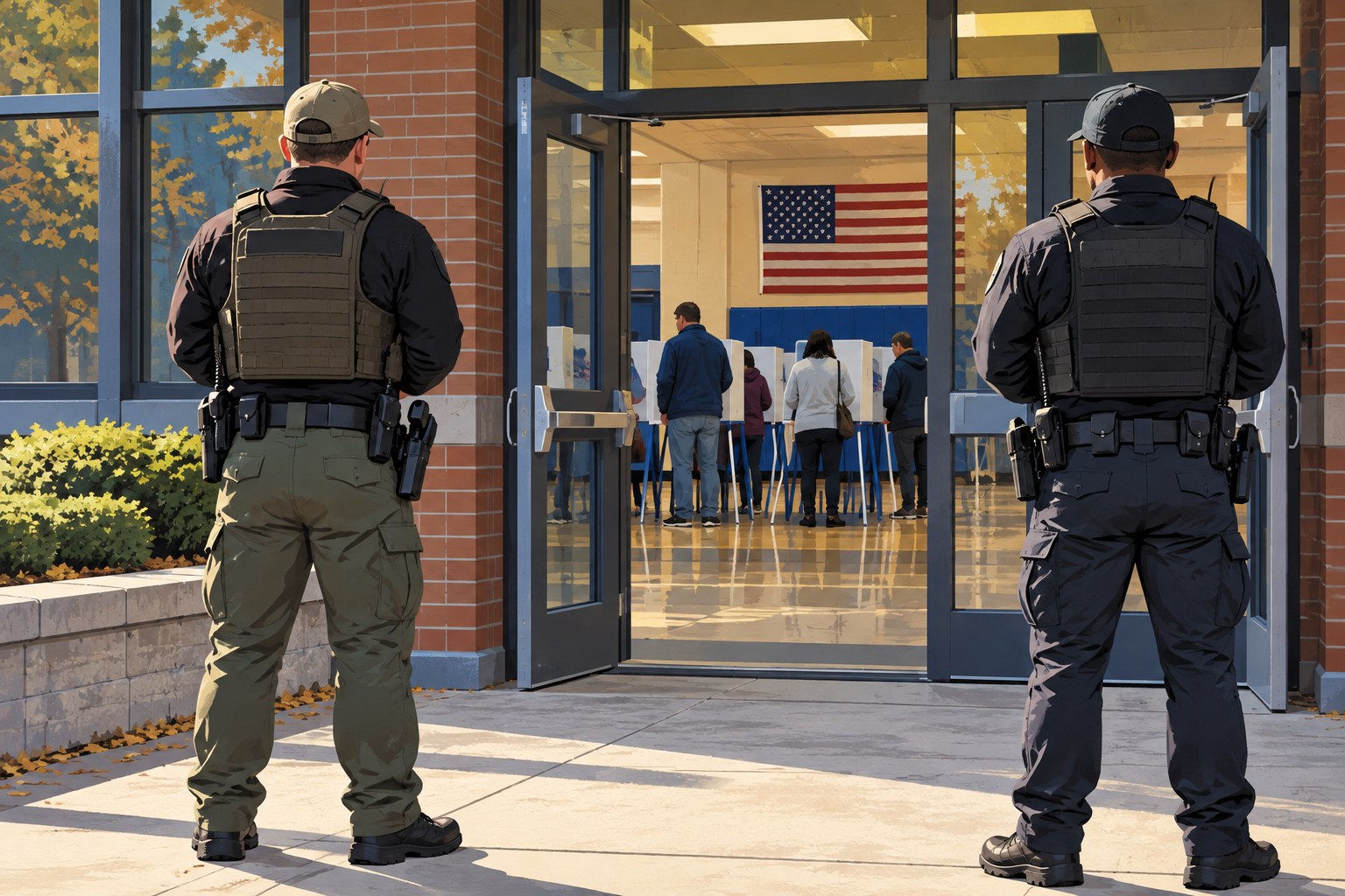 Democrats Sue to Keep Armed Federal Agents Away From Polling Places — article image