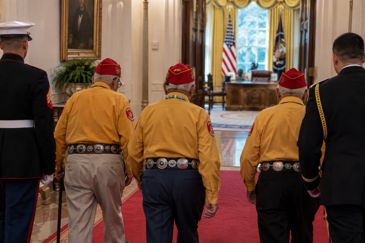 Trump Uses “Pocahontas” Attack During Ceremony Honoring Navajo Code Talkers — article image