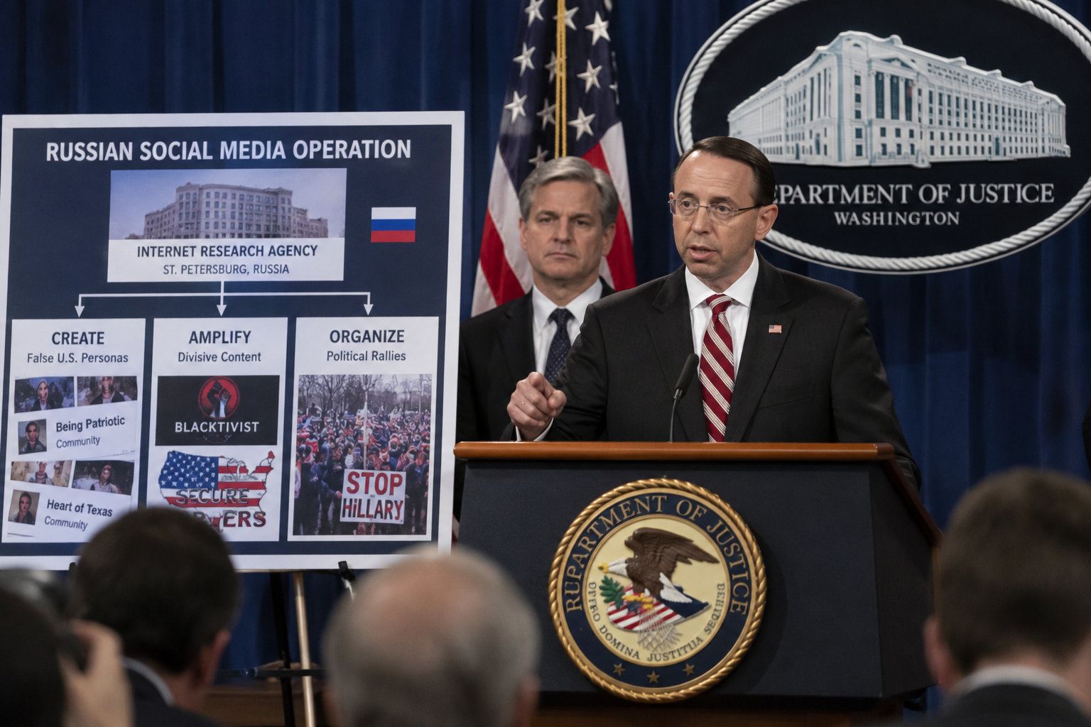 Mueller Indicts 13 Russians in Sweeping Operation to Interfere in the 2016 Election — article image