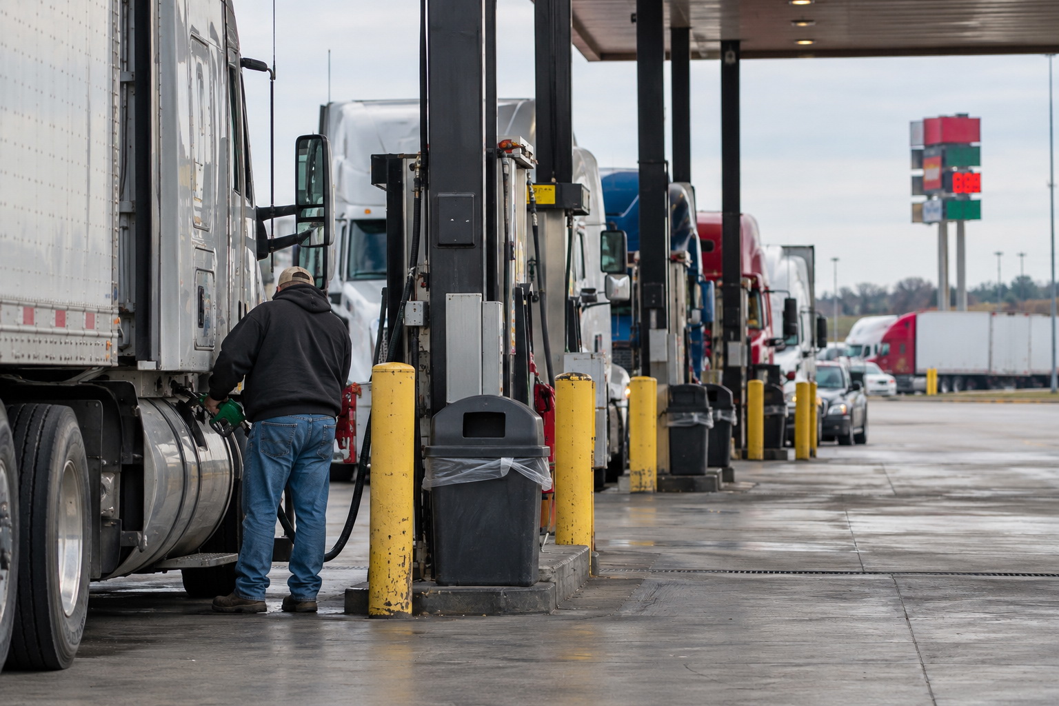 America’s Truckers Are Getting Crushed as Diesel Prices Soar and Bankruptcies Pile Up — article image