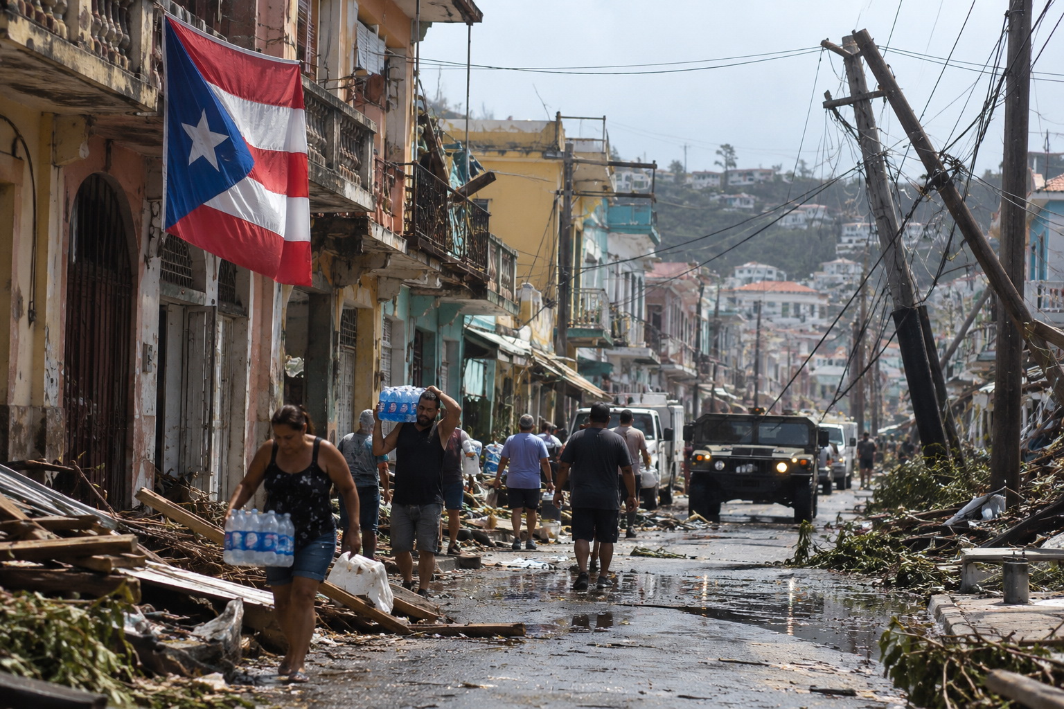 As Puerto Rico Struggles After Maria, Trump Turns His Fire on the Island’s Leaders — article image