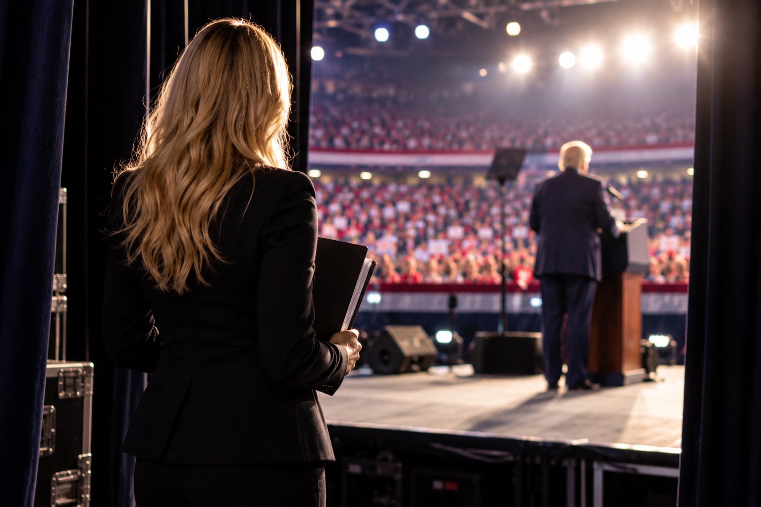 Trump Puts Natalie Harp in the Spotlight as Questions Swirl Around Their Unusually Close Relationship — article image