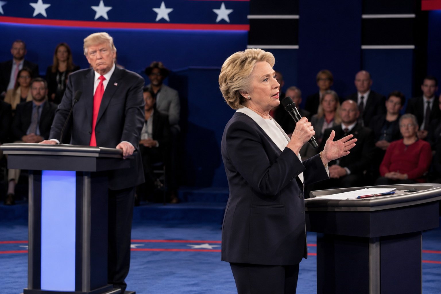 Trump Turns Presidential Debate Into a Spectacle After Access Hollywood Tape — article image