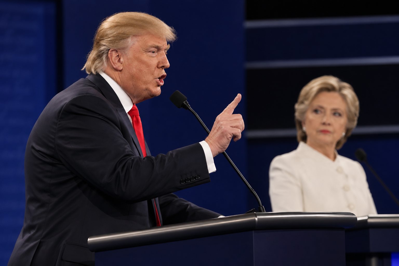 Trump Escalates Attacks on Clinton After Threatening to Jail His Opponent — article image