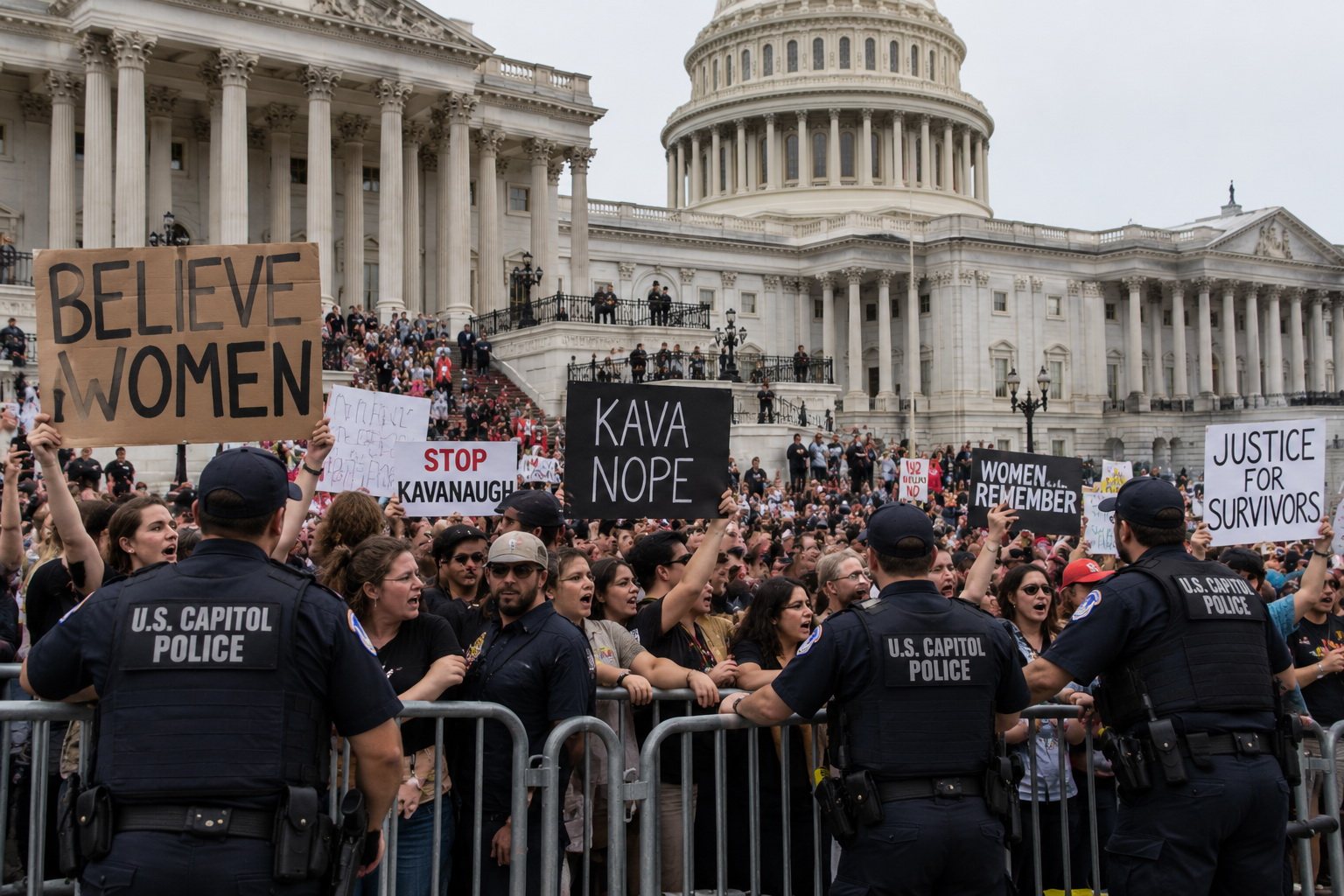 After Kavanaugh Fight, Trump Brands Democrats an “Angry Left-Wing Mob” — article image