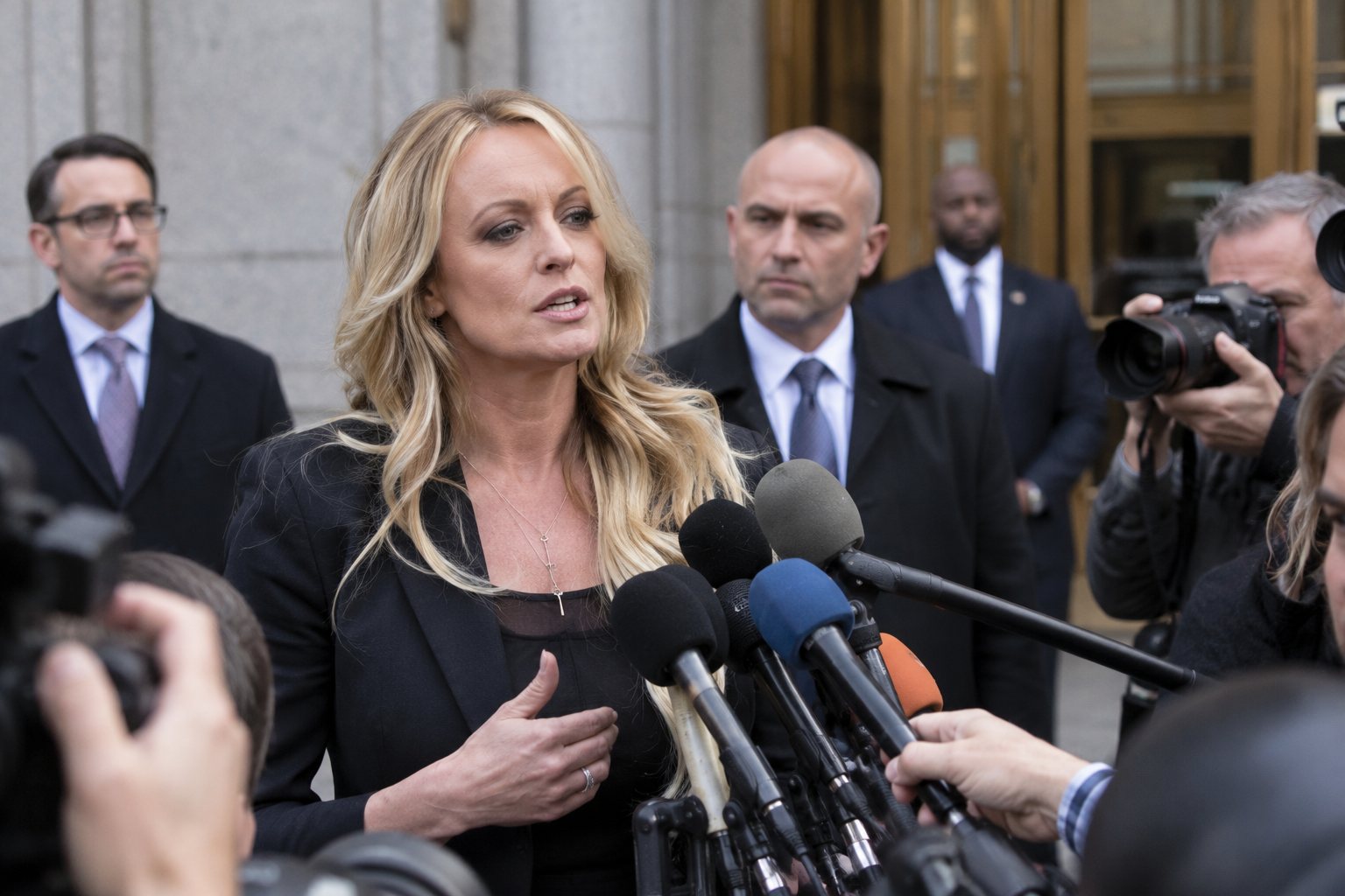 Trump Calls Stormy Daniels 'Horseface' After Court Ruling, Threatens Further Legal Action — article image