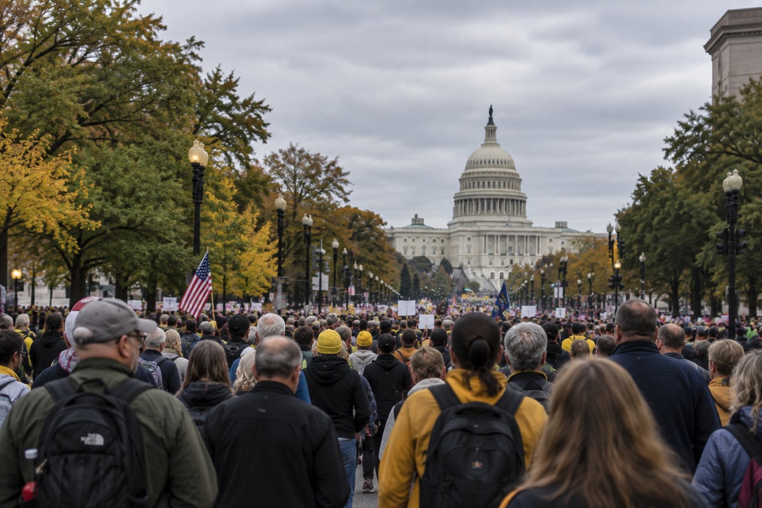 Thousands of 'No Kings' Demonstrations Planned as Opposition to Trump Intensifies — article image