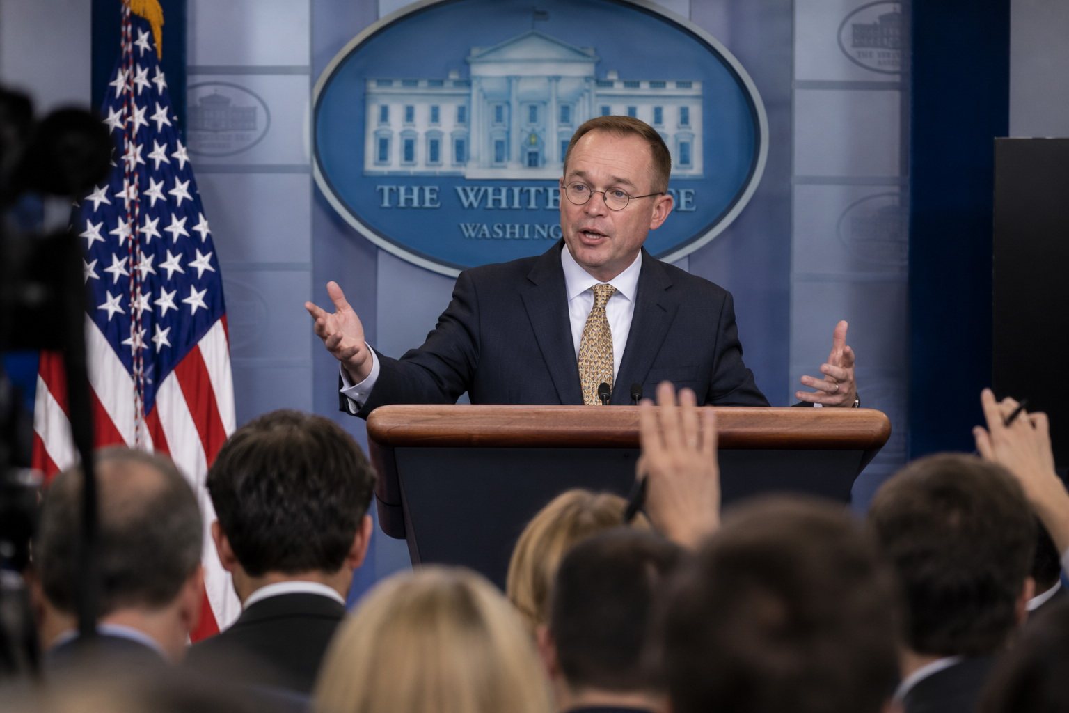 October 18, 2019: White House Scrambles After Trump's Chief of Staff Admits Ukraine Aid Was Tied to Political Investigation — article image