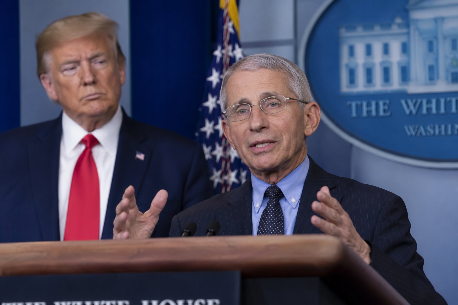 Trump Calls Fauci a 'Disaster' as COVID-19 Death Toll Passes 220,000, Attacking a Scientist Who Has Spent His Life Fighting Deadly Diseases — article image