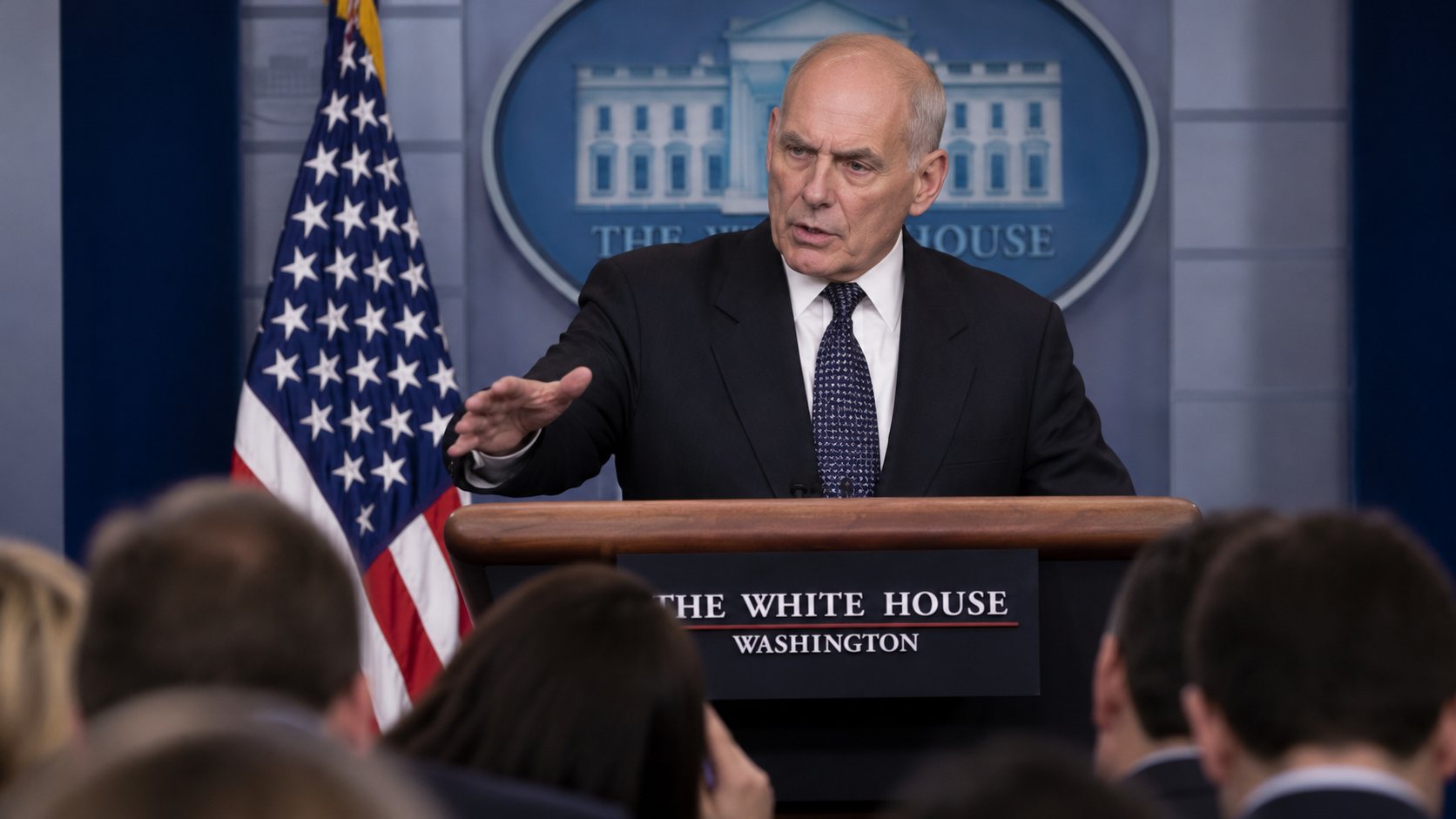 John Kelly Attacks Congresswoman Who Criticized Trump's Call to Fallen Soldier's Widow, Calling Her an 'Empty Barrel' — article image