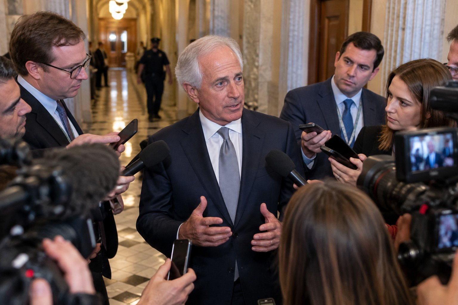 Republican Senator Bob Corker Accuses Trump of Debasing America With Lies, Bullying and Personal Attacks — article image