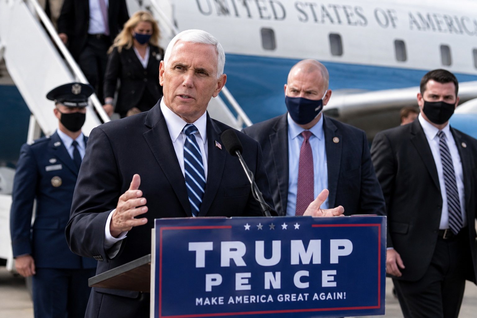 COVID-19 Strikes Pence's Inner Circle as Vice President Refuses to Quarantine and Continues Campaigning — article image