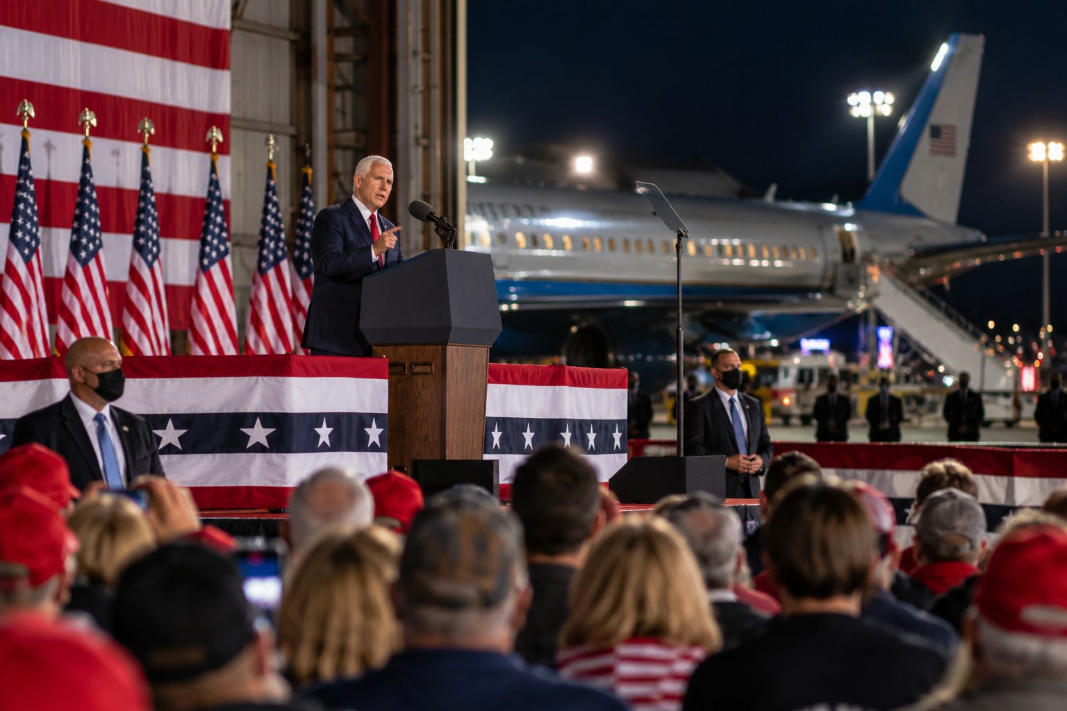 Pence Continues Campaigning Despite COVID-19 Outbreak Among His Top Aides — article image