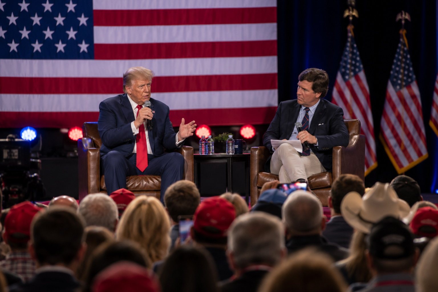 Trump Describes Liz Cheney Facing Gunfire During Arizona Campaign Interview — article image