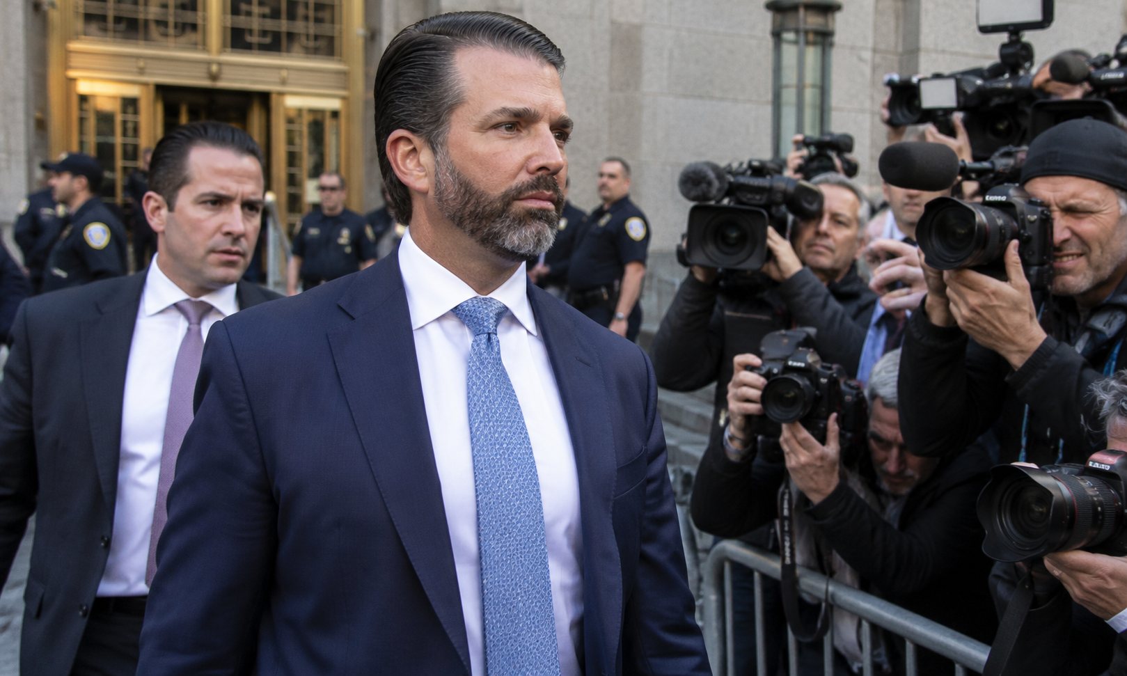 Donald Trump Jr. Takes the Stand in $250 Million Fraud Trial, Denies Responsibility for Financial Statements — article image