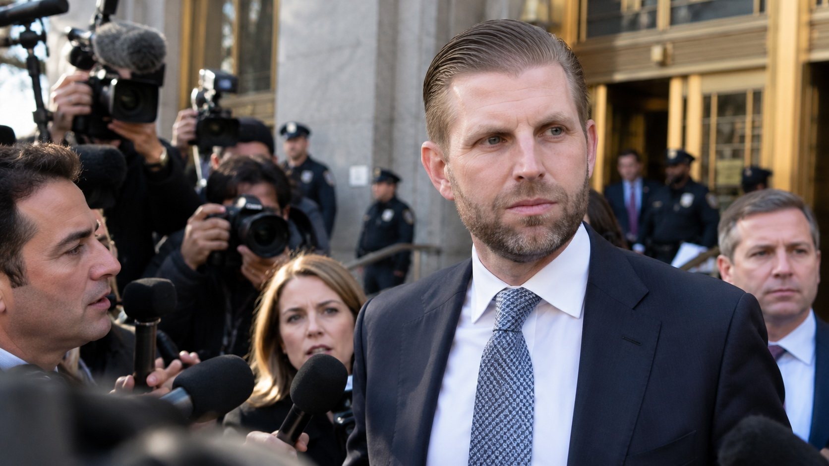 Eric Trump Denies Involvement in Financial Statements as Emails Raise Questions at $250 Million Fraud Trial — article image